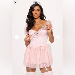 Glinda Halloween Costume (Wicked) - Pink Princess Witch Wizard